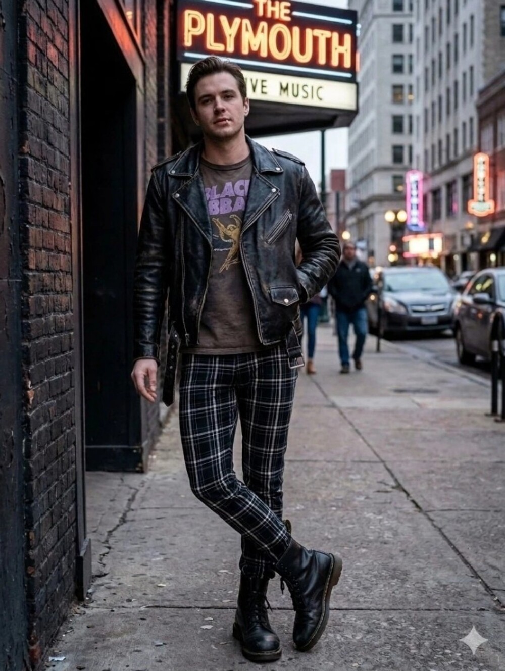 Levi's 511 Plaid Jeans Mens 32x30 Indie Sleaze Skinny Black Grey Grunge Emo Core